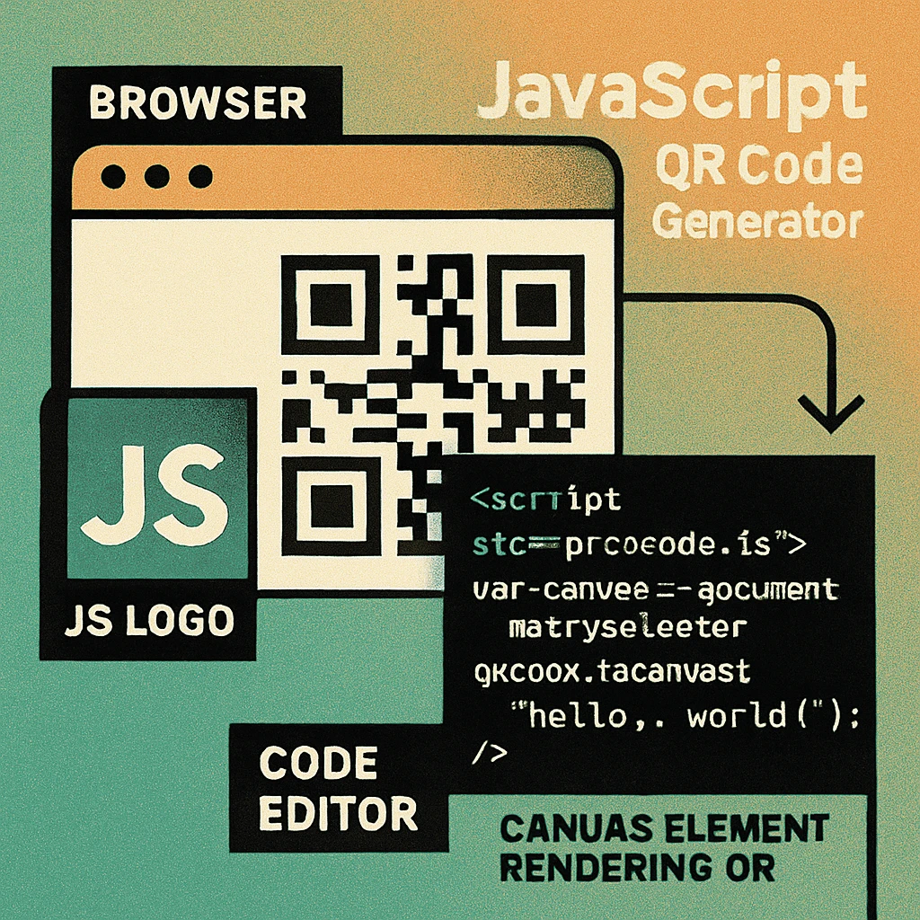 Generate QR codes with JavaScript