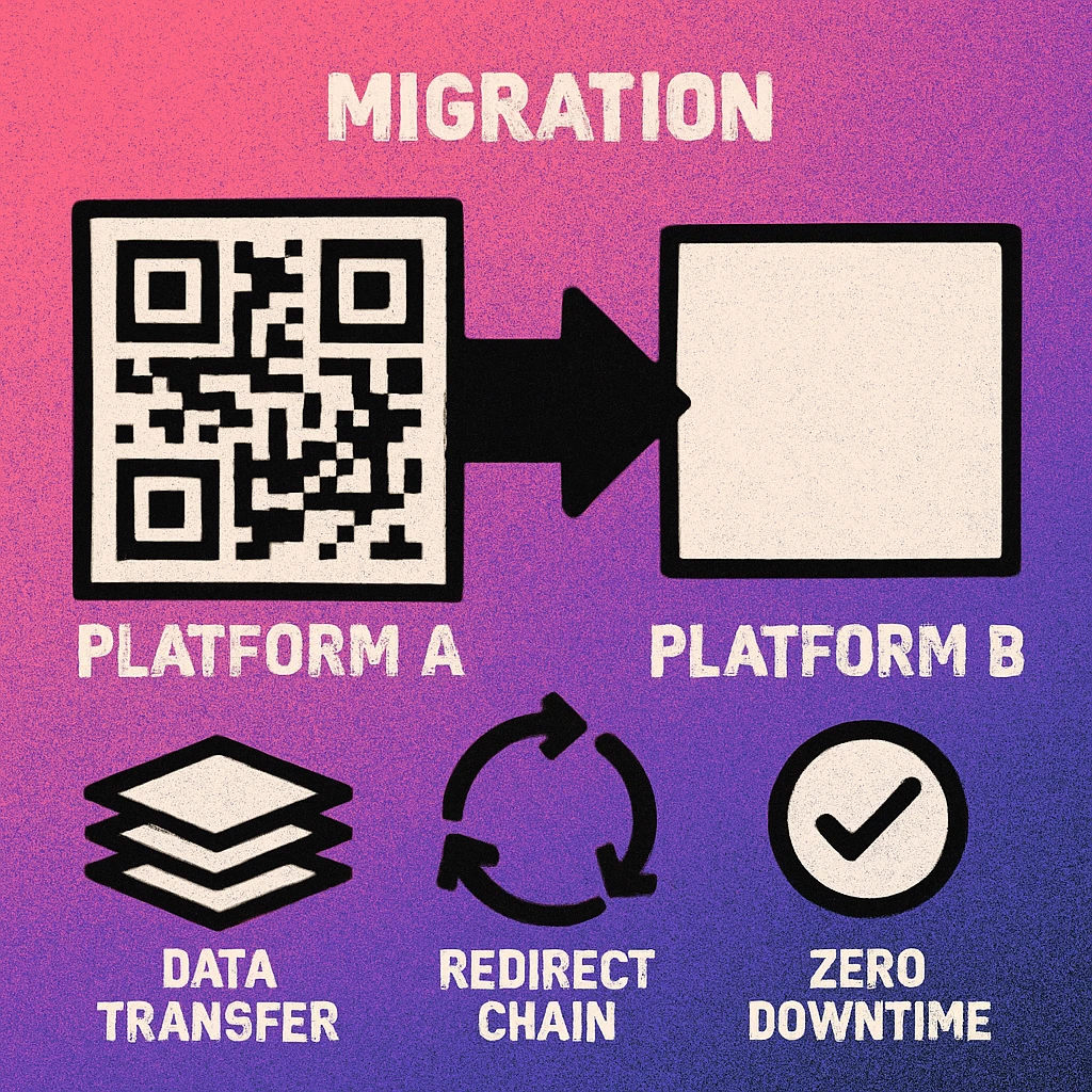 Migrate QR code platform