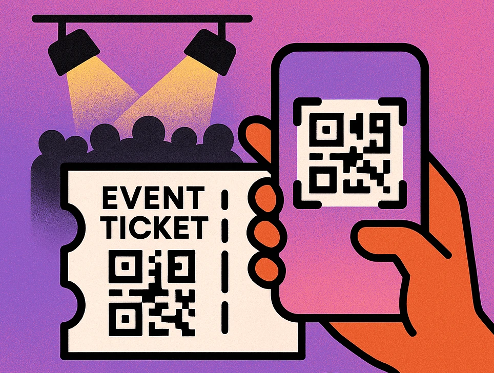 QR codes for events and ticketing