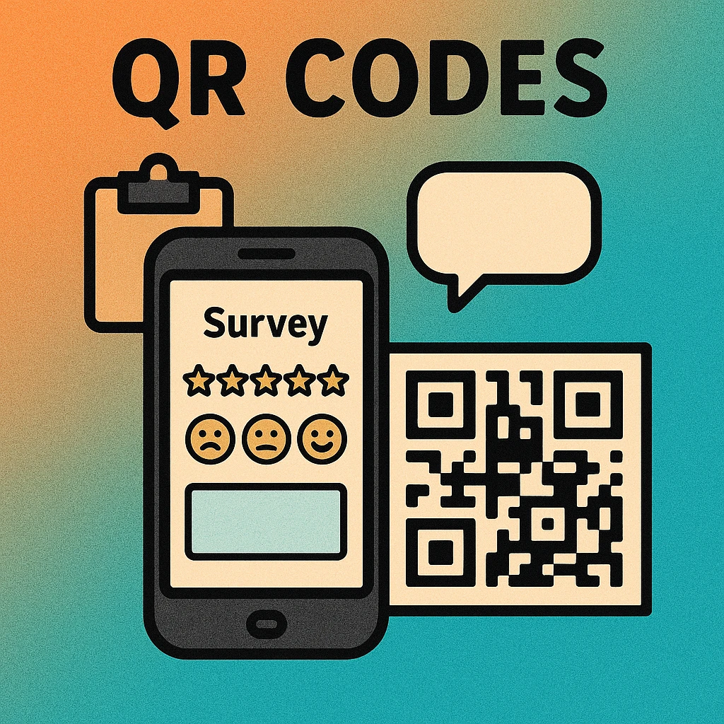 QR codes for surveys