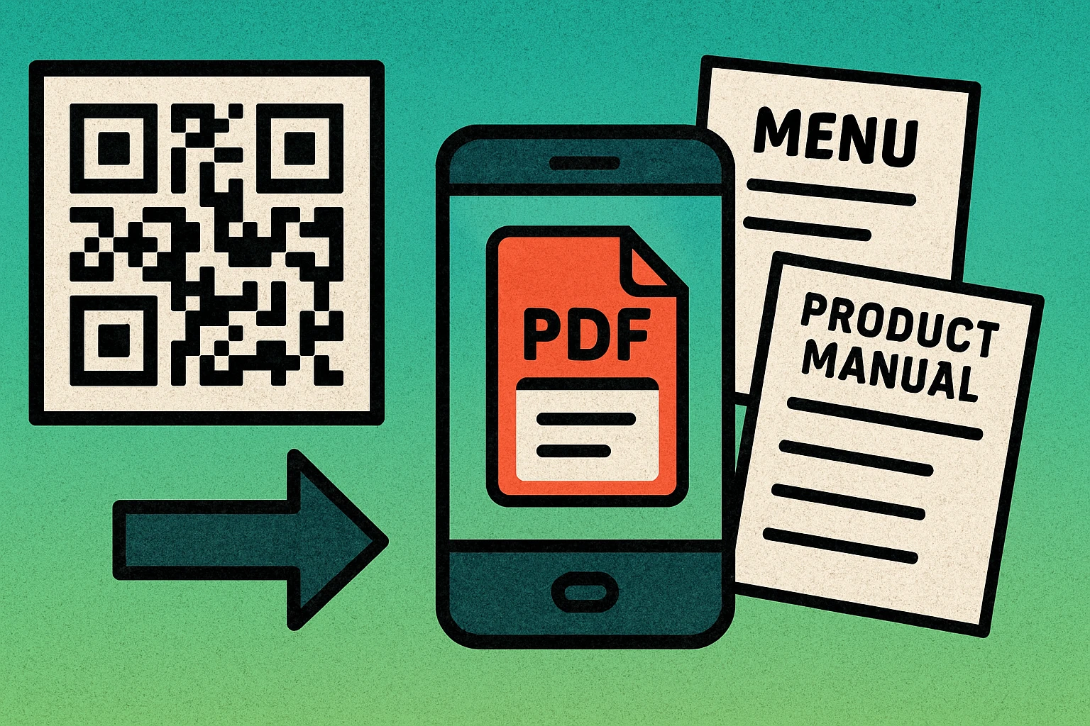 How to create a QR code for a PDF