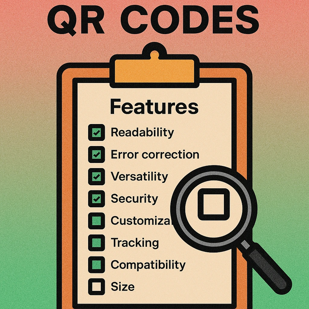 QR generator features checklist