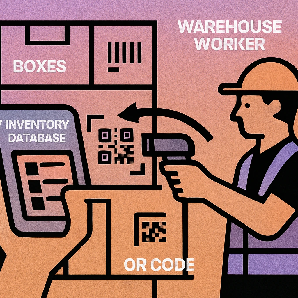 QR codes for inventory