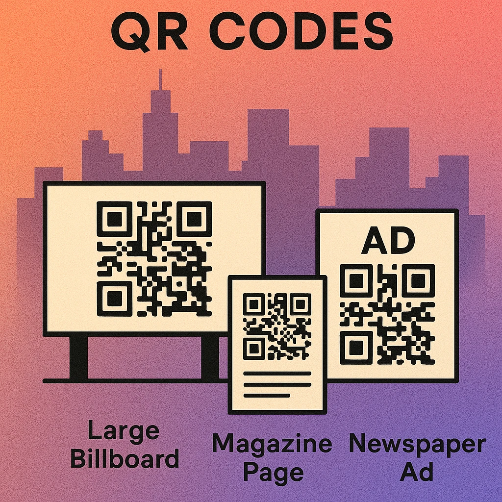 QR codes in print ads