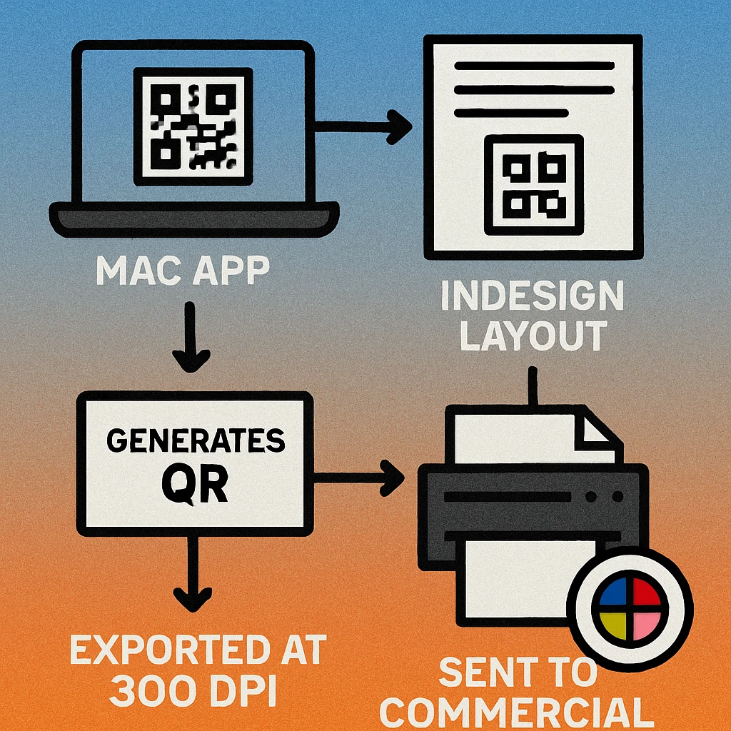 Print production QR Mac