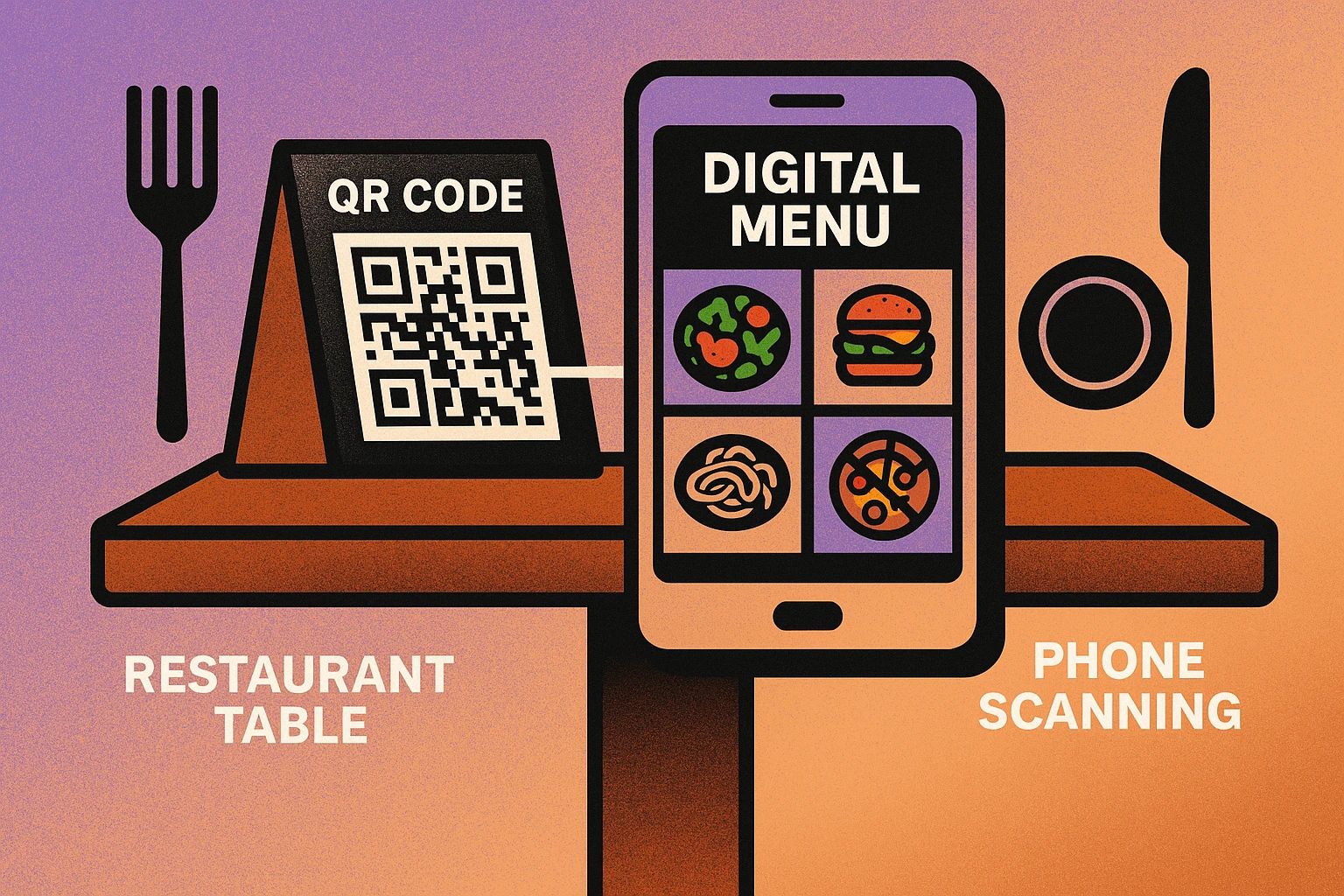 QR codes for restaurant menus