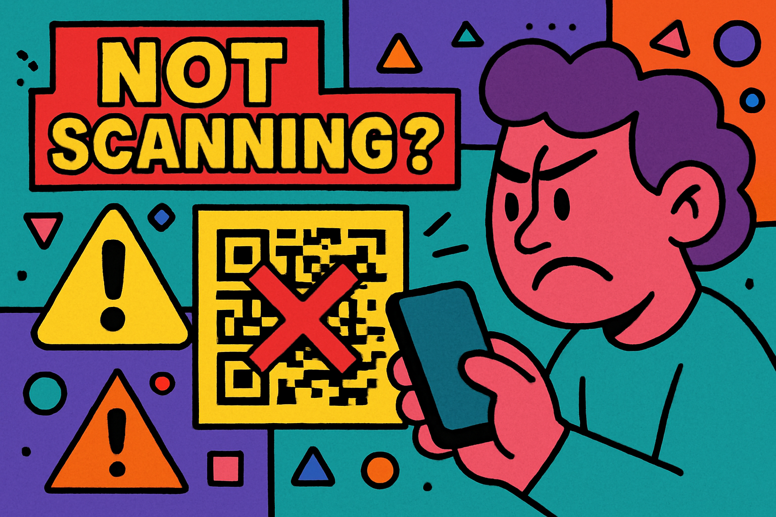 QR code not scanning troubleshooting